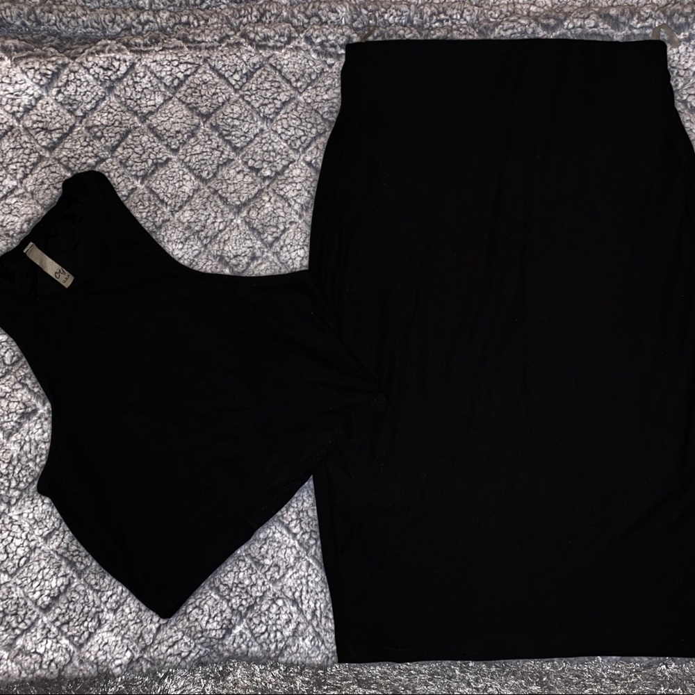 A black two piece set